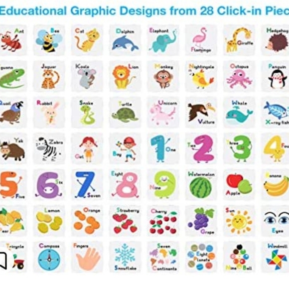 New Picasso Tiles 102 Piece Magnetic Building Tile Sed-3D Magnetic Puzzle-Sealed - Picture 3 of 9